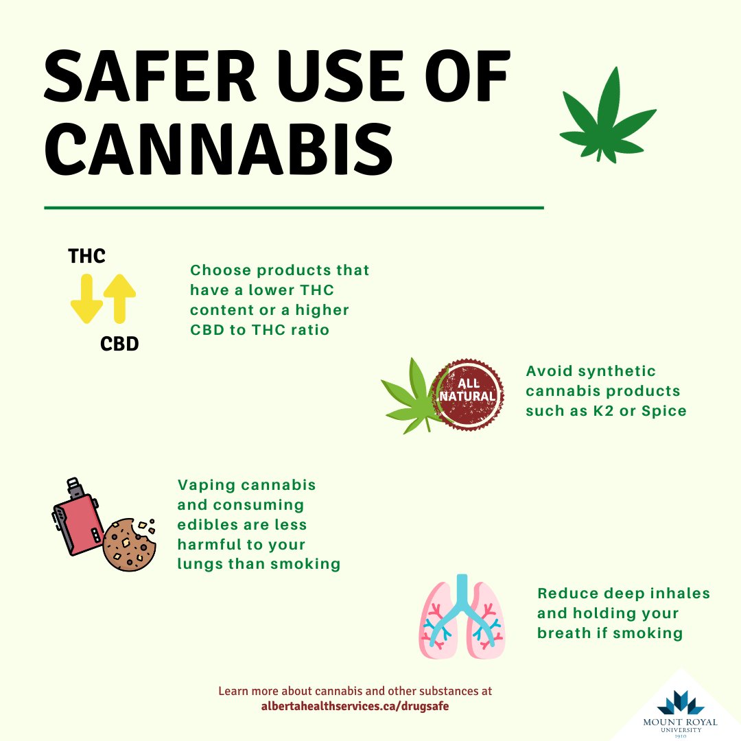 Responsible cannabis consumption means using it in a way that doesn't negatively impact yourself or others. Set limits, respect boundaries, and prioritize your well-being when using Cannabis 🌱 

#LiveWell #MRULiveWell #safecannabis #StudentLife