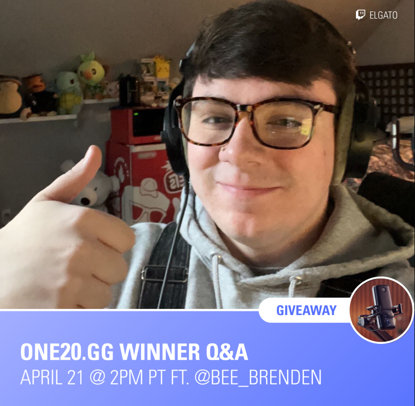 Bee_Brenden's tweet photo. TOMORROW - 5:00 PM EST! 🕐🗓️  

I will be on the @elgato Twitch channel (https://t.co/v3gi5hYpQJ)  
discussing content creation, and the @hotpockets #One20Challenge 🔥 😎

There will also be a Wave:3/Facecam giveaway (Winner's choice).  

Hope to see you all there! 🐝❤️ https://t.co/jKPwISGpWr