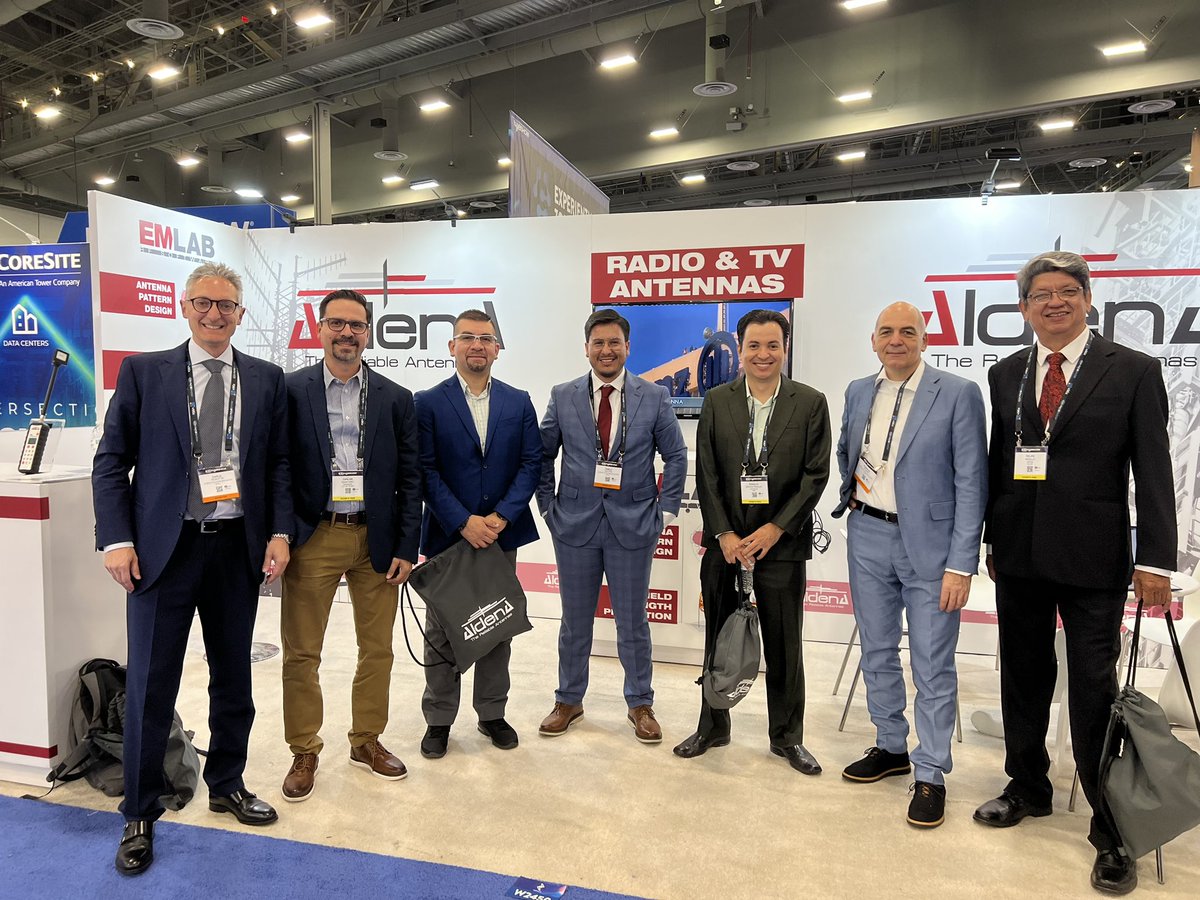AldenaBroadcast's tweet image. Thank you @NABShow 🇺🇸 !
We had a great time connecting with old and new friends … See you next year 👋
#nabshow2023 #ALDENA #NABShow100 #NABshow