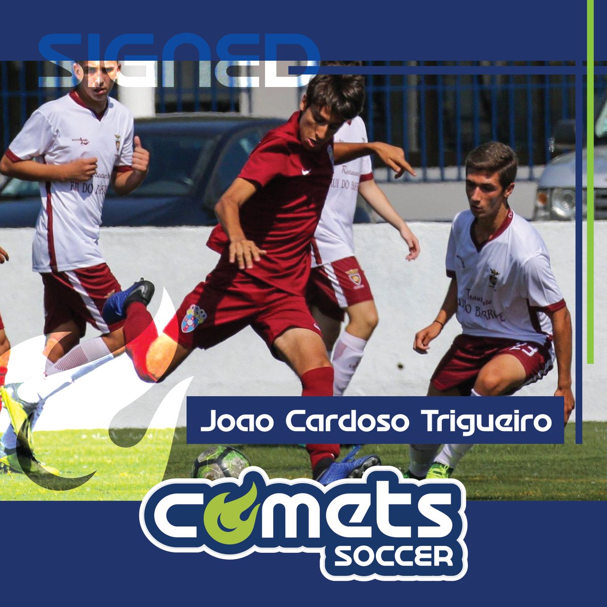 WIT_Comets's tweet photo. We are excited to welcome Vincent Rouzier and Joao Cardoso Trigueiro to our Men's Soccer team next fall! #CometsSoccer #WITComets #westerniowatech #SoccerSigning https://t.co/bM49HjStTv