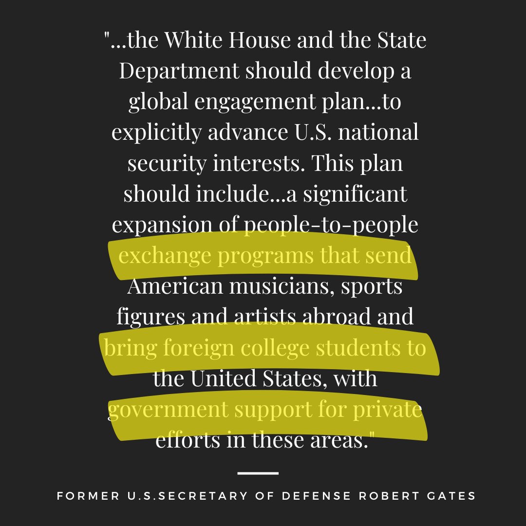 Former @DeptofDefense Secretary Gates writes in support of peer-to-peer exchanges for U.S. national security in the <a href="/washingtonpost/">The Washington Post</a>. Learn more about NAFSA's campaign for a <a href="/WhiteHouse/">The White House</a>-led national strategy for #intled at nafsa.org/nationalstrate….

washingtonpost.com/opinions/2023/…