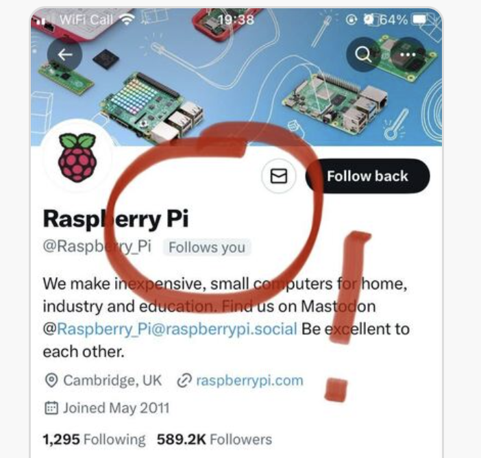 Raspberry Pi tweet media
