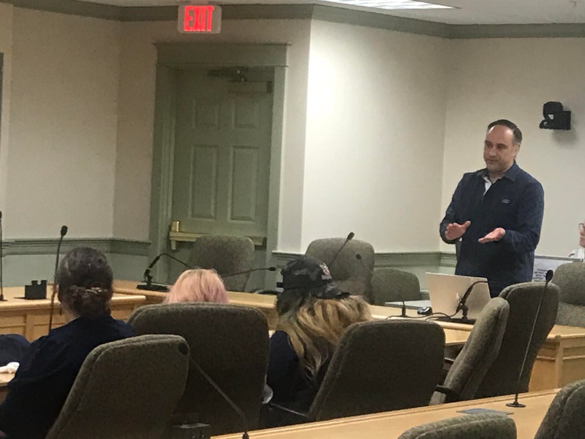 Following their visit to the State House, these children and their adults were treated to pizza in the Commission’s Simpson Room where weekly deliberations are held and a presentation by Jon Rice with the Commission’s Emergency Services Communications Bureau. #TMTW2023