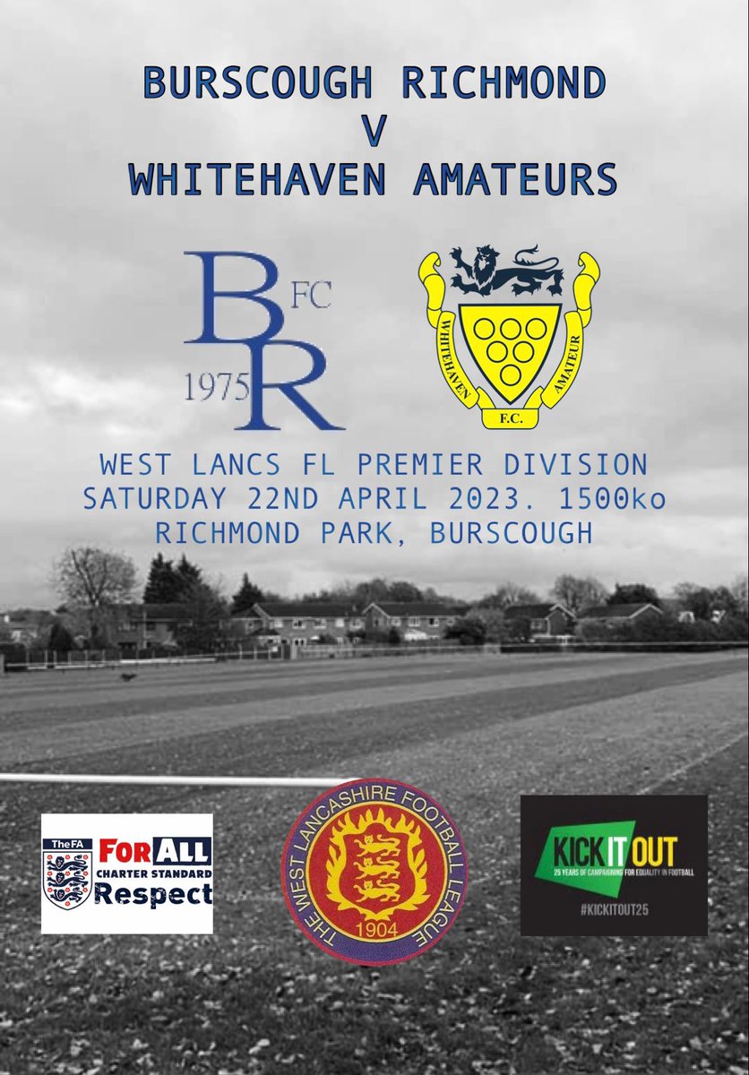 BRFC_1975's tweet photo. Final home game of the season this Saturday. 
The committee have been busy at Richmond getting the ground in top condition. 
Can we make it 15 league wins out of 15?
Please come out again and support the lads as we host @whitehavenafc.
3pm ko
#upthemond https://t.co/LZvY3cnjdP