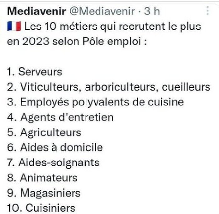 cWilly4's tweet photo. #Ganges
#Muttersholtz
#allocutionpresidentielle
#Macron20h
Les #Emplois sous #Macron ?
Rappel.
Des apprentis et du #Bullshitjob
Sans oublier 420.000 #AutoEntrepreneurs radiés en 2022 car C.A = 0 pendant 2 ans...
Source #URSSAF
➡️ https://t.co/LvsbxOsAPm