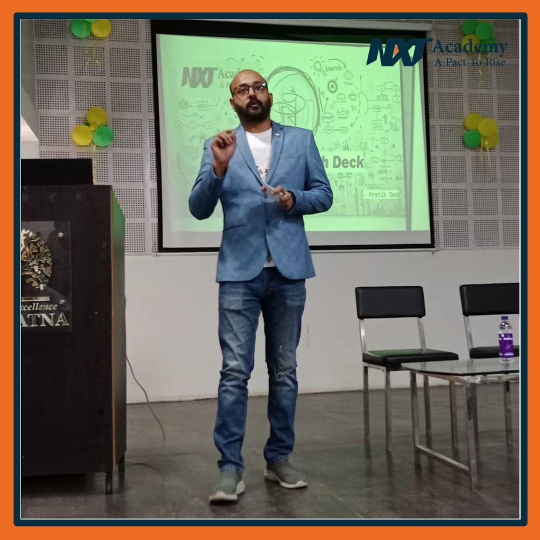 AcademyNxt's tweet photo. We had an incredible time at @ISMPatna hosting a 1 Day Workshop on the "Art of Business Pitch" by Mr. Pratik Deo, a renowned Serial Entrepreneur and Startup Mentor on 19th April 2023. https://t.co/F1r6VRh3Iy
