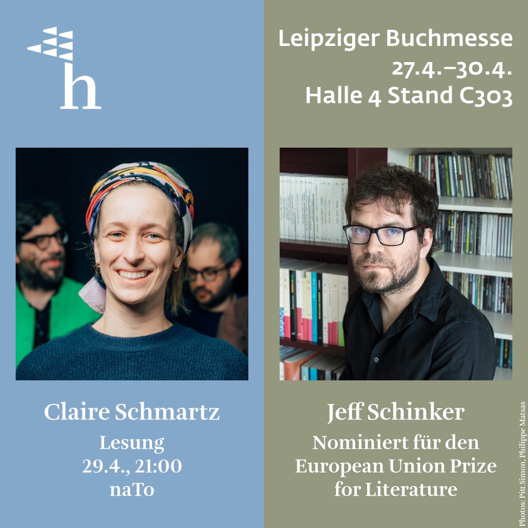 Diese Woche ist Hydre zum ersten Mal auf der Leipziger <a href="/buchmesse/">Leipziger Buchmesse</a>, am @KulturLx-Stand in Halle 4. Am Samstag liest Claire Schmartz in der naTo, während unser <a href="/EUPLPrize/">EUPL</a>-nominierter Camper Jeff Schinker irgendwo auf dem Messegelände zeltet. #BooksfromLuxembourg