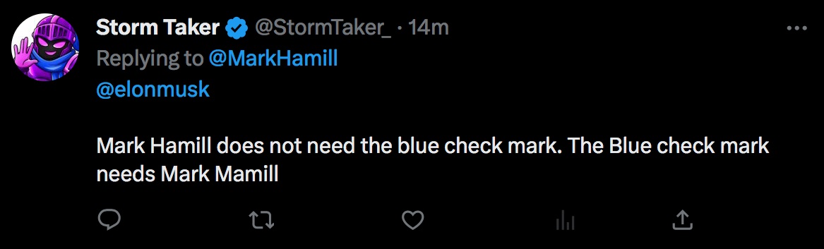 Mark Hamill tweet media