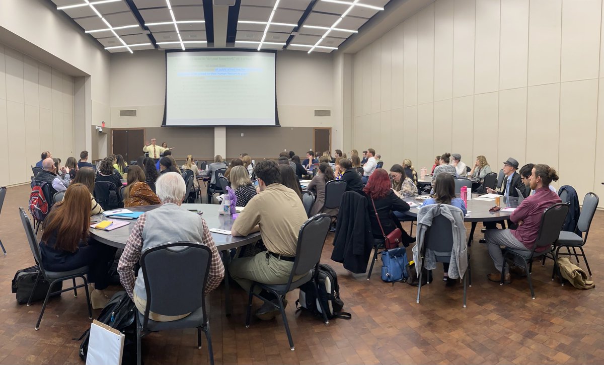 ldixon2's tweet photo. Honored to be โฆ@oaklanduโฉ #SecondaryCulminatingSeminar sharing interview advice & practice with this yearโs #CollegeOfEd graduates ๐ Congratulations & welcome to teaching! #BestProfession https://t.co/iMnf2m5SGF