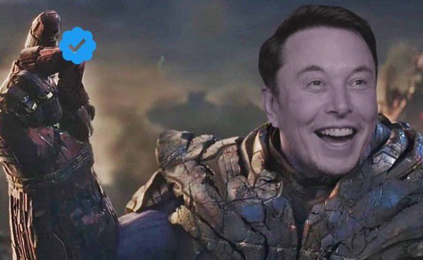 DamaDeFerroTV's tweet photo. O Elon musk acabou de tirar todos os selos de verificação da turma da lacração! https://t.co/9A8vJcVsPU