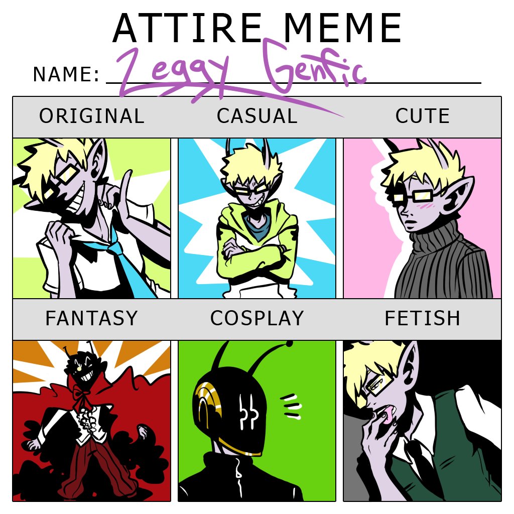 Old school attire meme I did way way back when!
Looking back on this I'm like, "What did they mean by 'fetish' anyways?!"