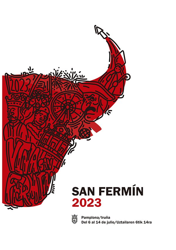 sanferminlive's tweet photo. Cartel #Sanfermin Chupinazo https://t.co/nQbpcNKVji