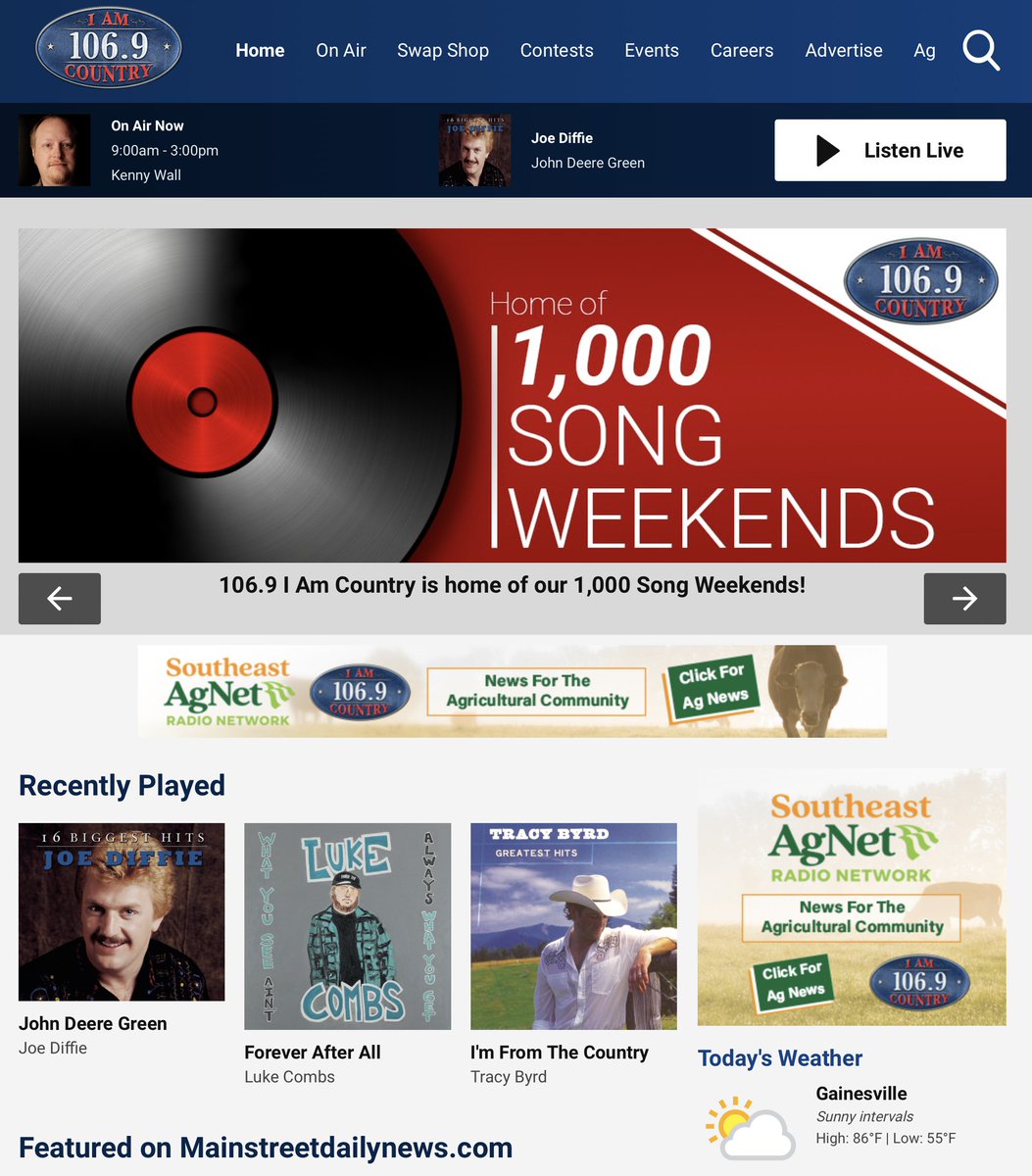 PinkPedals4AC's tweet photo. IN THE NEWS ... Pink Pedals 4 A Cure featured on the I Am Country 106.9 FM Mainstreet Weekend Program. Listen to the interview at https://t.co/GM0bhCp4Q5. To make a DONATION https://t.co/dYMdmwPtld 

#breastcancer #breastcancerresearch #solobicycle #bcrf #gainesvilleflorida https://t.co/jnPy0QZDNE
