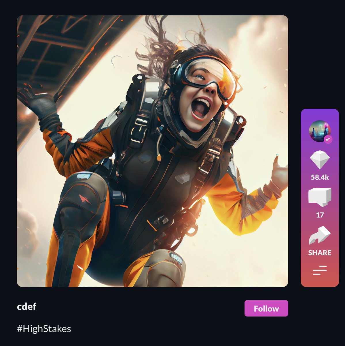 reblapp's tweet photo. Hey you, yeah YOU!🫵Join fellow #REBL cdef, and share your own #AI generated artwork on the #REBLApp!
#REBLDistrict https://t.co/7q3yz5opOy