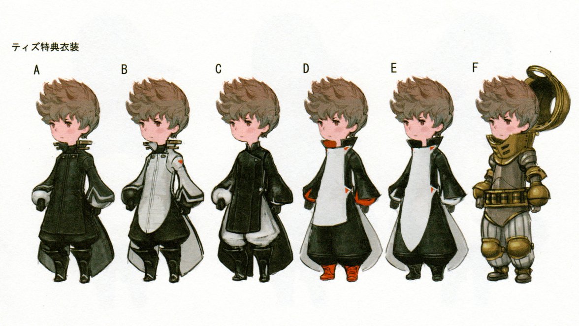 bravelydoses's tweet photo. [BDFF] concept art for tiz arrior's "dimensional officer" bonus outfit (from the bravely default artbook). https://t.co/l4ukU4ZDcJ