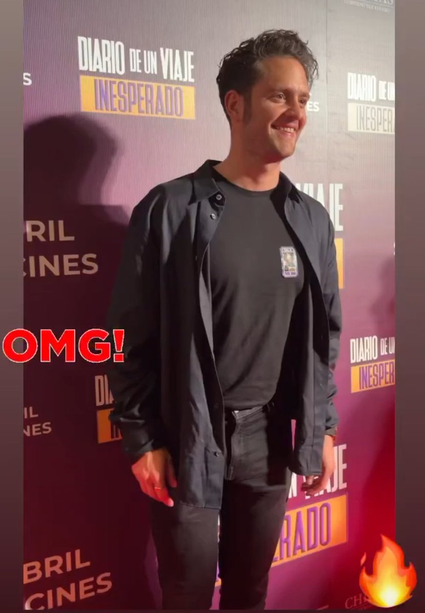 VonUckermannFC's tweet photo. ⚠️ Mais imagens do Christopher Uckermann (@christopheruck) ontem na premiere do filme “Diario de Un Viaje Inesperado”. https://t.co/uX214UyGGo