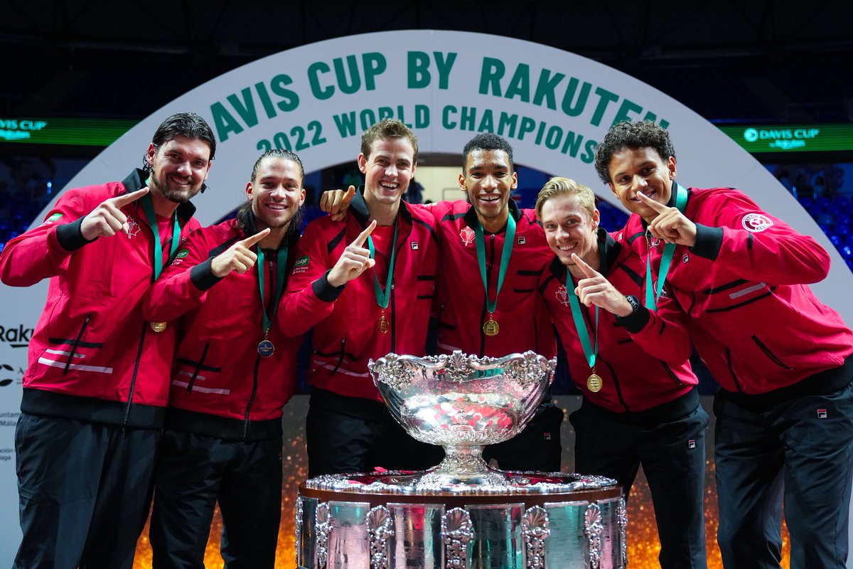 LiveActiveYEG's tweet image. Celebrating Team Canada’s historic Davis Cup title win in November of 2022, the Davis Cup Trophy is embarking on a cross-country tour stopping in Alberta in April 2023. @TennisAlberta 

#YEG
Wednesday, April 26 | 2-6 pm
Saville Community Sports Centre
#DCChamps22 #LiveActiveYEG