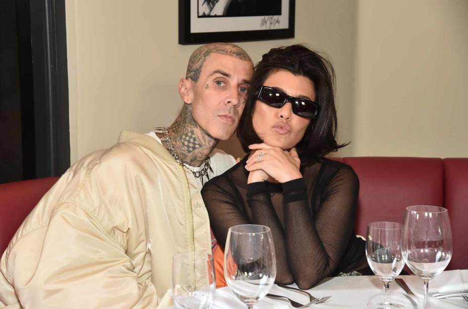 Love is in the air once again for Travis Barker and Kourtney Kardashian 
 