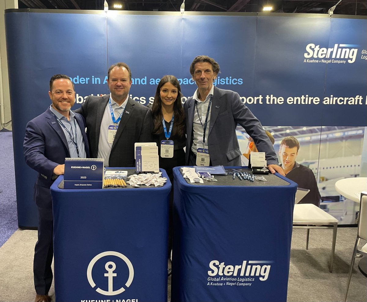 SterlingAOG's tweet photo. That's a wrap for #MROAmericas 2023 &amp; what a great event it was! Sterling's Rob Broderick, Erik Hlavaty, Joel Swartenbroek, Valerie Di Lella &amp; Steve Wilson reported that they had many productive conversations with attendees. See you at #MROAM in Chicago in 2024! #AviationWeek https://t.co/S8kZ4k94QZ