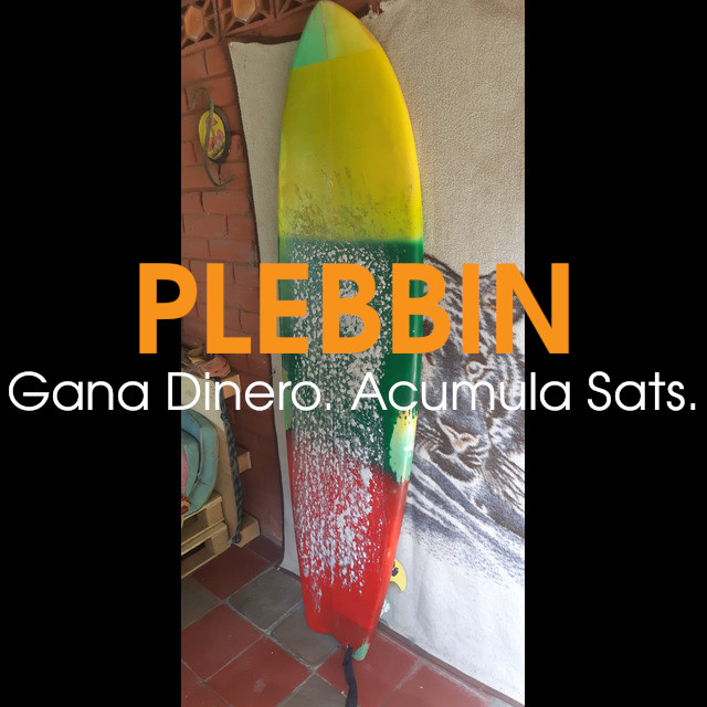 Plebbin_com's tweet photo. En #Bitcoin Beach necesitas surfear, amigo. Así que, ¿por qué no conseguir una tabla de surf asequible para hacer unos sats en #ElSalvador #LaLibertad?
https://t.co/g5kxskrwRR
#Plebbin Gana Dinero. Acumula Sats. La alternativa a los #clasificados privados. https://t.co/IIhrXvmn41