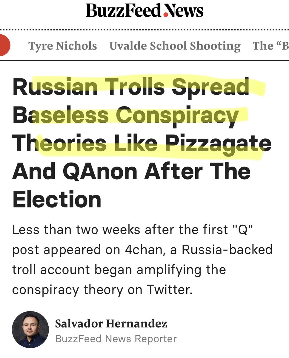 LizCrokin's tweet photo. KARMA: Buzzfeed is shutting down. Their stock is reportedly down 93% and they’ve lost +1B in market cap. 

- They lied about the fake pee dossier. 
- They covered up Pizzagate. 
- They put out dishonest reporting about my feud with Chrissy Teigen failing to mention she was forced to lock her account and delete thousands of tweets including pedophile tweets. 

Hillary Clinton actually said it best when she stated there are consequences for fake news. Cry me a river Buzzfeed!