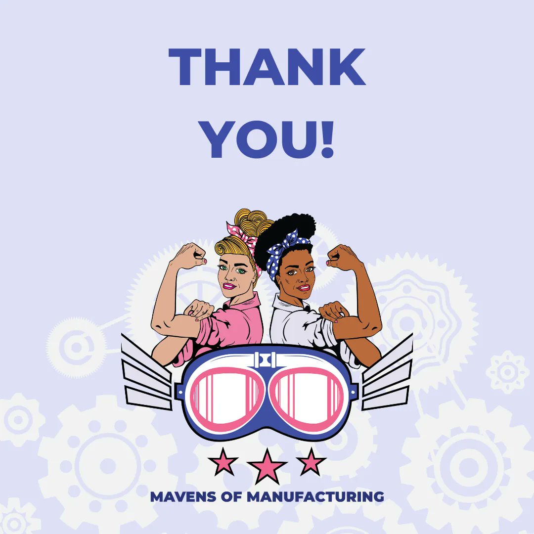 #Empowerment #womeninmanufacturing #mavensofmanufacturing #mfgleaders

#USAMfgHour 

<a href="/USAMfgHourChat/">#USAMfgHour Chat Highlights</a>