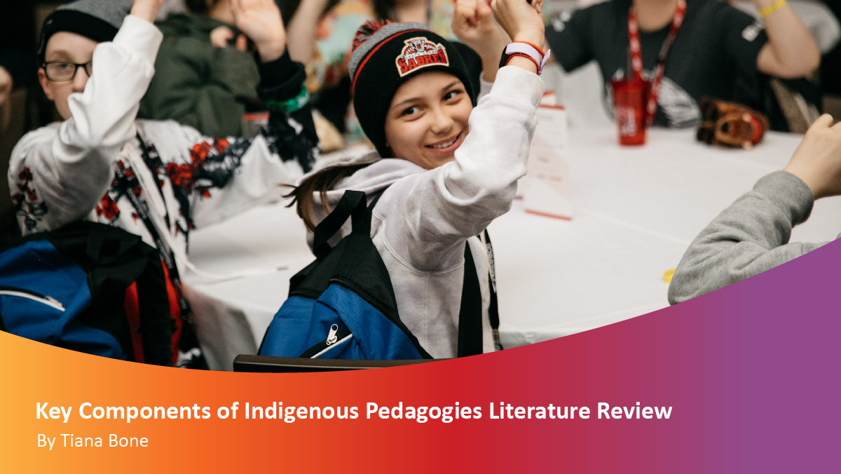 Indspire's tweet photo. What makes #Indigenous ways of teaching different & why are they important? 🤔 Will we be able to promote an equitable future by implementing #Indigenized curriculum?
Tiana Bone, one of our Research Assistants, wants to shed light on these questions.👇
https://t.co/NhpKFU5NXt https://t.co/q31HLmR061