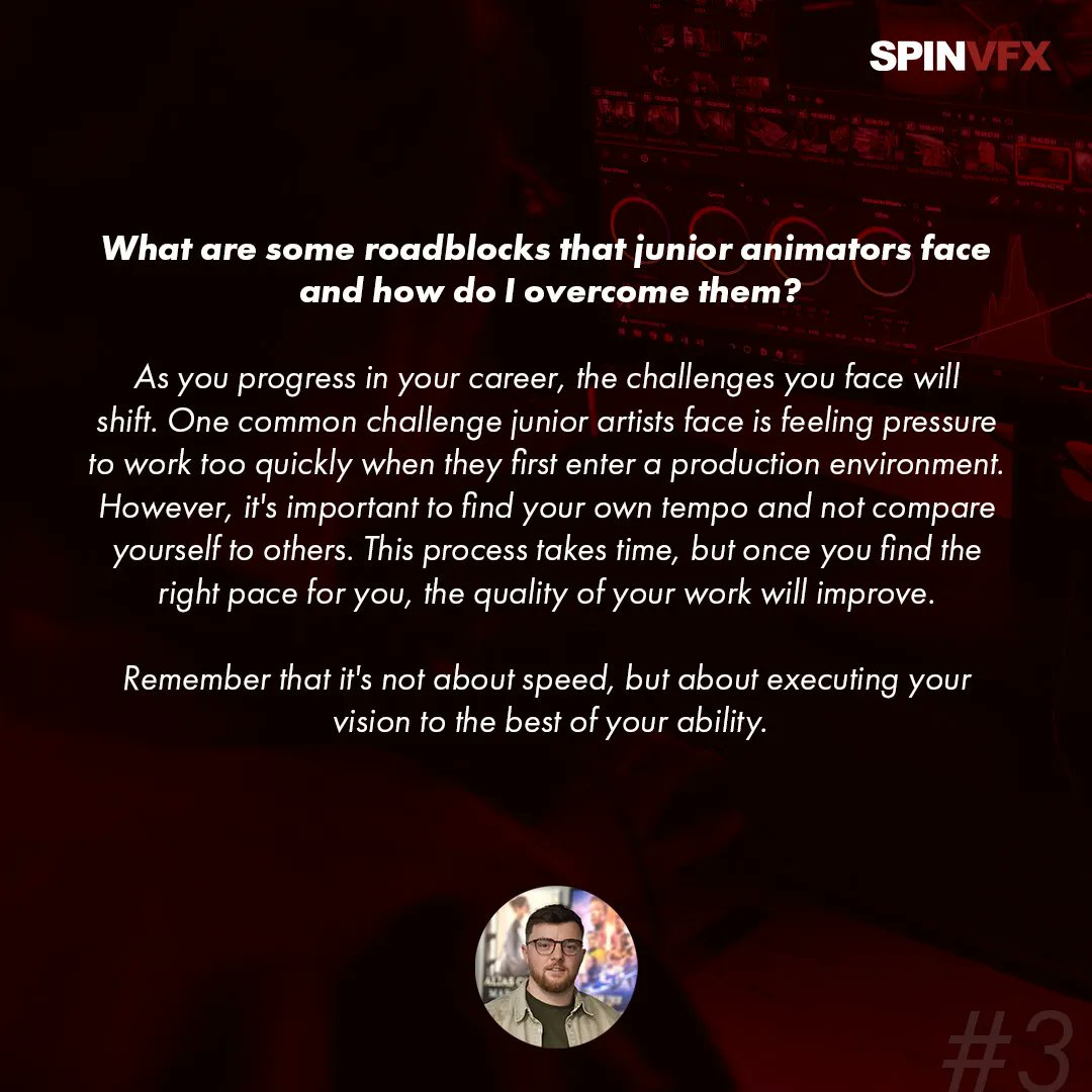SpinVFX's tweet photo. You asked, we answered! Here’s what our Animation Supervisor, Adam Baker, has to say in answer to your questions about the world of animation in the previous week.
#AMA #Animation #AdamBaker #TeamSpinVFX #VFXLife #ArtOfVFX https://t.co/wHssLi3Lsl