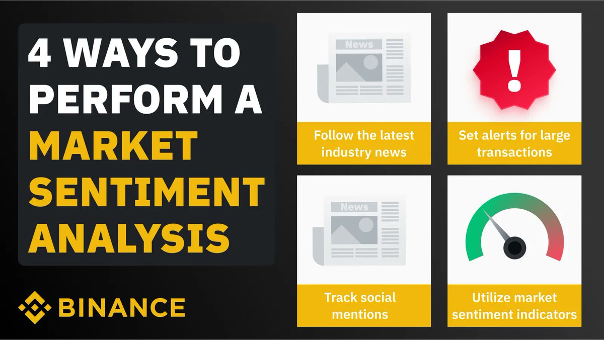 binance's tweet photo. Analysing market sentiment can help to better understand how rational reactions are in relation to prices.

Here are a few tips on how to do it yourself 👇 https://t.co/lwlvJ3gAEE