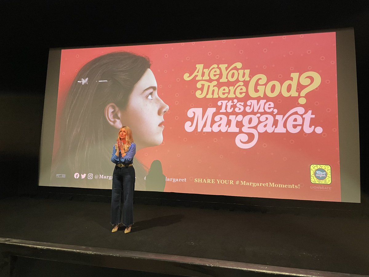 So excited! Favorite author of all time…Judy Blume. And, we met the writer of the movie!!#Margaretmoments!@margaretmovie #itsmemargaret #txla2023