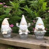 Love them or hate them gnomes are great fun in the garden and we only have a few of these left now ALL at 50% off.  Order yours at ruddickgardengifts.co.uk/search/gnome