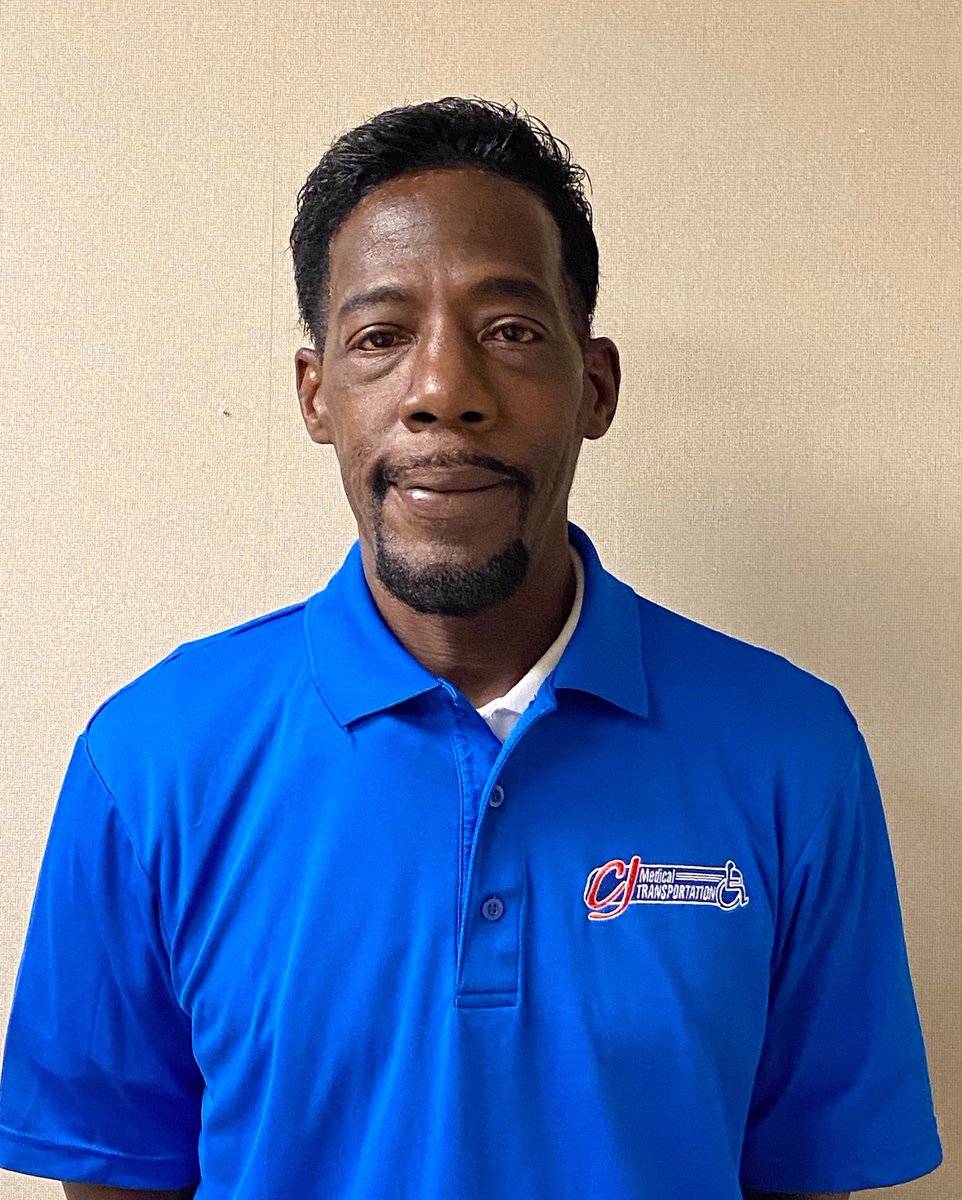 CJ Medical Transportation would like to welcome aboard Mr. Marvin Long. Marvin will be driving for us in Alamance County:) 

#CJPride