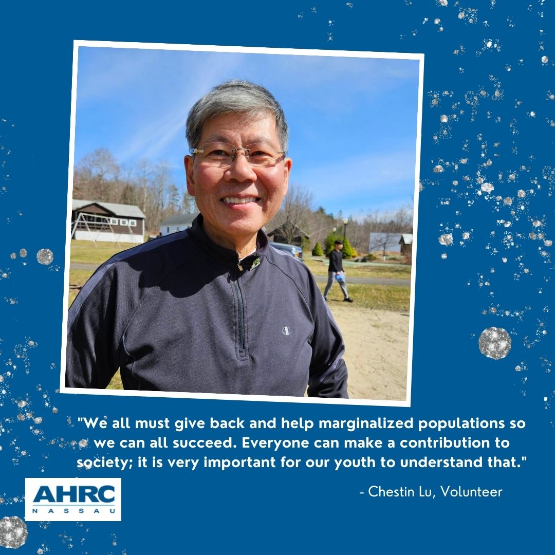 AHRCNassau's tweet photo. It’s #VolunteerAppreciationWeek and we want to give many thanks to people like Chestin Lu, a volunteer who dedicates time to helping people live meaningful and fulfilling lives.
#GivingIsAGift #Volunteering #CommunityUnity #AHRCNassau #DisabilityCommunity #DisabilityPride https://t.co/VxqfpckFuB