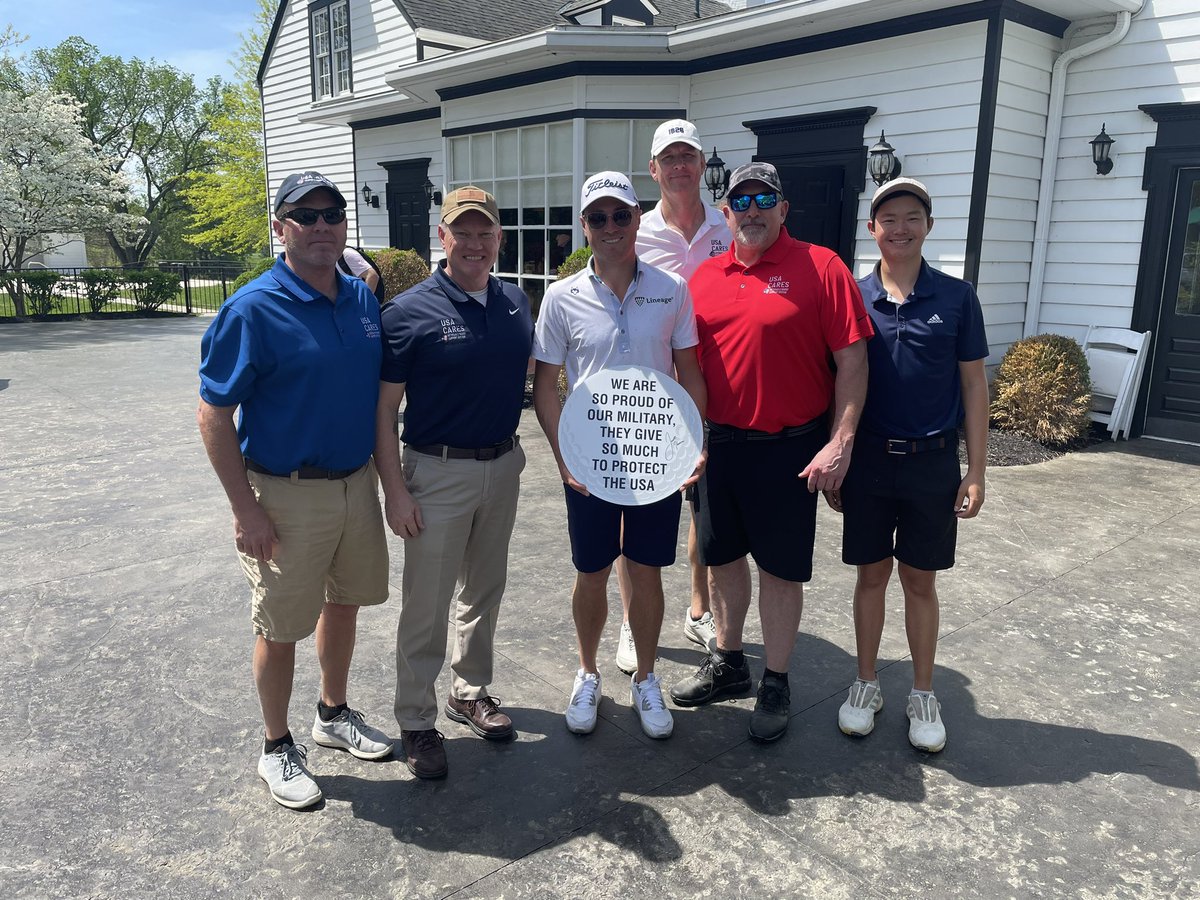 USACares's tweet photo. A big thank you to the Justin Thomas Foundation for inviting us to their annual Justin Thomas Junior Championship. What a tremendous event to help support our military and children. 🇺🇸

#military #children #golf #juniorgolf #justinthomas https://t.co/SQODxMKcUz