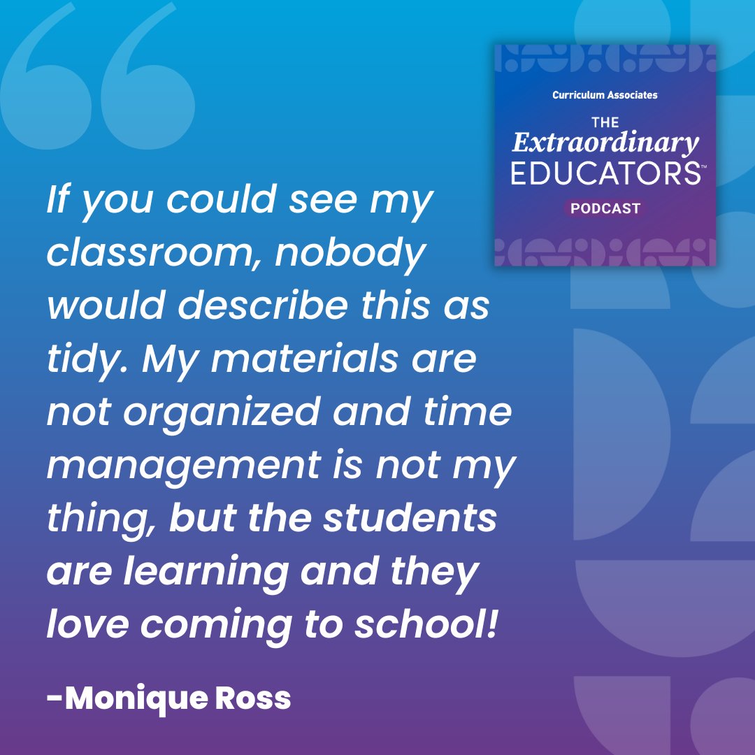 Monique Ross, an interventionist, joins The #ExtraordinaryEducators Podcast to talk about her approach to instruction and the importance of a school community. 

🎙️ Tune in and follow the podcast: bit.ly/3f23a6F

#TeacherPodcast #EdPodcast #EdTechPodcast #iReadyCA