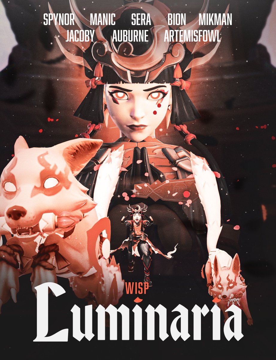 A new lantern carries the Wisp forward...

Welcome to Calling All Heroes, Wisp Luminaria!

🛡️<a href="/SpynorOW/">/ᐠspyマ</a>
🛡️@Manic_ily

🎯@seraphictja
🎯@bionswrld
🎯@mikman__

💉<a href="/auburne_ow/">auburne</a>
💉<a href="/jacoby_ow/">jacoby</a>
💉<a href="/Qoslaw/">watermelonmaiden.bsky.social💼➡️🦋</a>

🧠<a href="/Predo_OW/">Predo</a>
📖<a href="/Chanyoung67/">Chanyoung</a> 
🎨<a href="/cindermai/">cinder 𝜗𝜚˚⋆</a>

#UpInFlames🏮