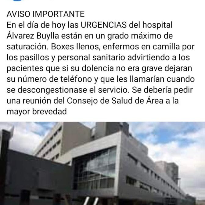 astursalud's tweet photo. 🛑#StopBulos🛑
🏥La gerencia del #AreaVII informa que las Urgencias del Hospital Vital Álvarez Buylla de #Mieres han atendido a 82 pacientes, una actividad normal. En la actualidad hay 13
🗣️No contribuyas a la desinformación
🗣️Comparte información veraz
🗣️Este mensaje es falso👇🏼 https://t.co/RTcSwq7lLu
