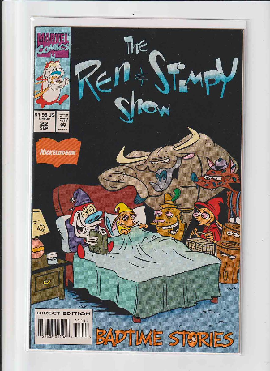 MakeMyComicRare's tweet photo. The #RenAndStimpy Show #22 (1994) #BarryDutter Story "Badtime Stories" https://t.co/oLGxYkqvFN #RareComicBooks #KeyComicBooks #Keycomics #RareComics #MarvelComics https://t.co/17jJ3HuEyB