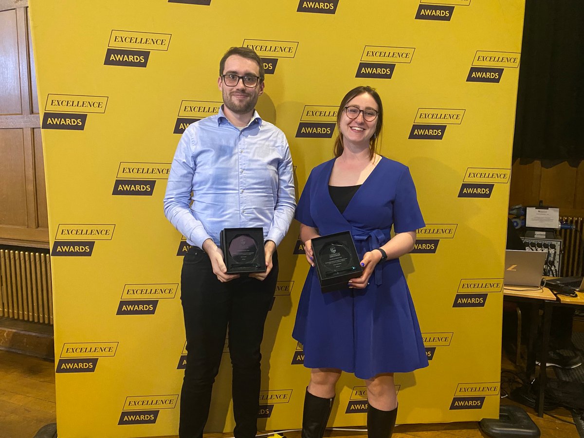 Dr_AIrwin's tweet photo. So thrilled that @NejcSedlar and @AnnaKaminska are joint winners of the PG research excellence award @aberdeenuni @abdnpsych couldn’t be prouder! #excellenceawards https://t.co/lsU54YGoYz