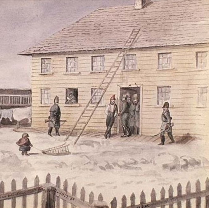 "The people resident in the Fort form a community of themselves." - James Joseph Hargrave
📸: Upper Fort Garry's Mens Quarters, 1862. Library and Archives Canada.