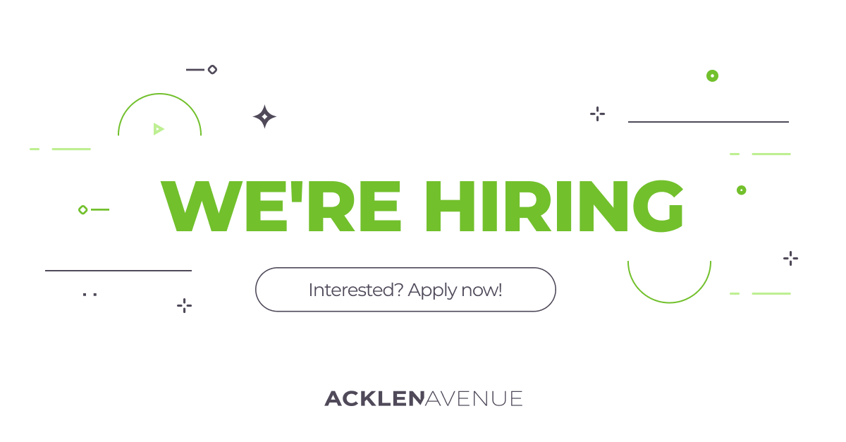 📣 Located in LATAM? Join our team!

Senior Full Stack Engineer (C#, React, Node.js)
Senior Full Stack Engineer (React, Node.js)
Senior .NET Engineer
Senior Data Engineer
Senior Back End Engineer
Senior DevOps Engineer
Mid Scrum Master

Visit our website: hubs.ly/Q01LQCh30