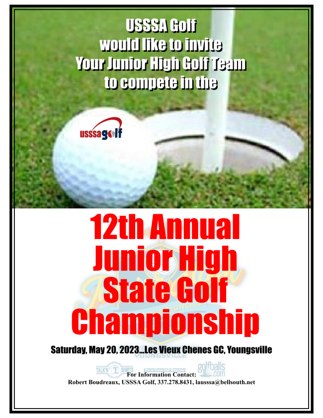 12th Annual Junior High State Golf Championships
conta.cc/43SlYKo