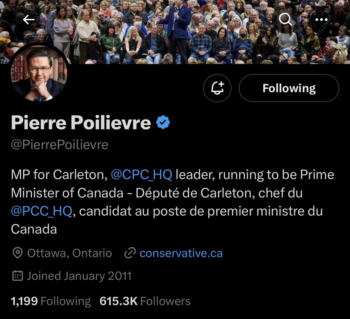 atRachelGilmore's tweet photo. Out of Canada’s four biggest party leaders, just one has opted to pay for Twitter Blue: https://t.co/52eoC580Gq