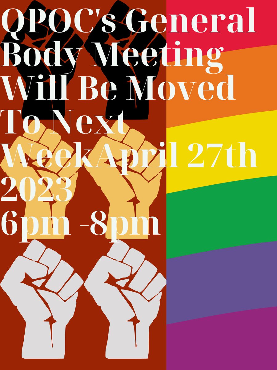 MEETING WILL BE MOVED TO NEXT WEEK‼️
