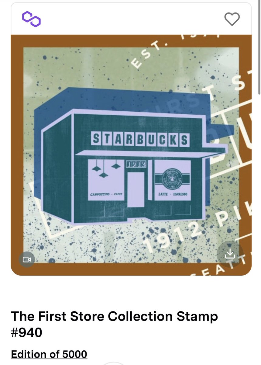 jsgraff's tweet photo. My Starbucks First Store Collection Stamp has been revealed! #940
Happy 4/20! @0xPolygonLabs @Starbucks @Forum3_ @adambrotman #starbucksnft #firststorecollection #thefirststorecollection #starbucks #nft #web3 #starbucksodyssey #420day https://t.co/1UH7adfkNy