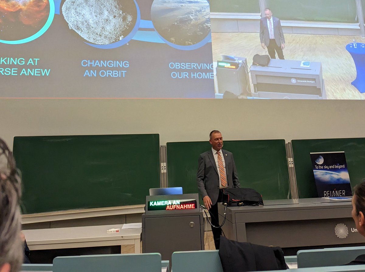 AstroEngy's tweet photo. Vielen Dank @Dr_ThomasZ für den spannenden Vortrag an der @Uni_Stuttgart. Besten Dank auch am Interesse an unseren Ferrofluid Projekten #FARGO #FERRAS und #PAPELL . Die Email mit den Papern zu unseren neuen Technologien ist bald auf dem Weg. :) @KSat_Stuttgart @UniStuttgartIRS https://t.co/040httPWXn