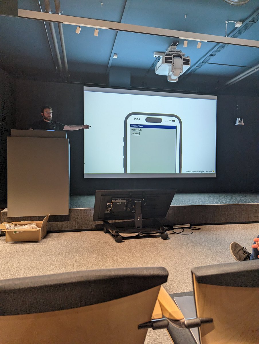Shumer512's tweet image. Some examples of multiplatform UI on #kotlinconfglobal :))