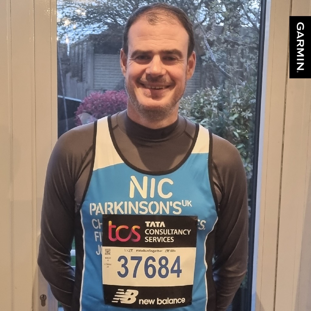 It feels even more real now. I picked my number up earlier today so if anyone wants to follow me on the app they can. I'm running the #londonmarathon2023 for @ParkinsonsUK If you can spare a few pennies, the link is in my bio. Much love.