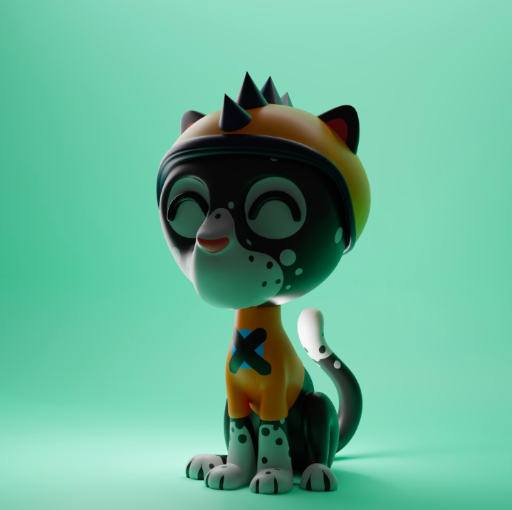 ToyMoriesComm's tweet photo. Is it Peturday, does it Matter? Well this kitty is ready to Take OVER the world & is wearing a Spikey Helmet for safety, share away your Head Gear Morie's & Pets Excited to see what ya'll have. NFT from @acarch2 #toymoriestakeover #toymories #nftcollection #nft #peturday #nftart https://t.co/sXGghx2pFl