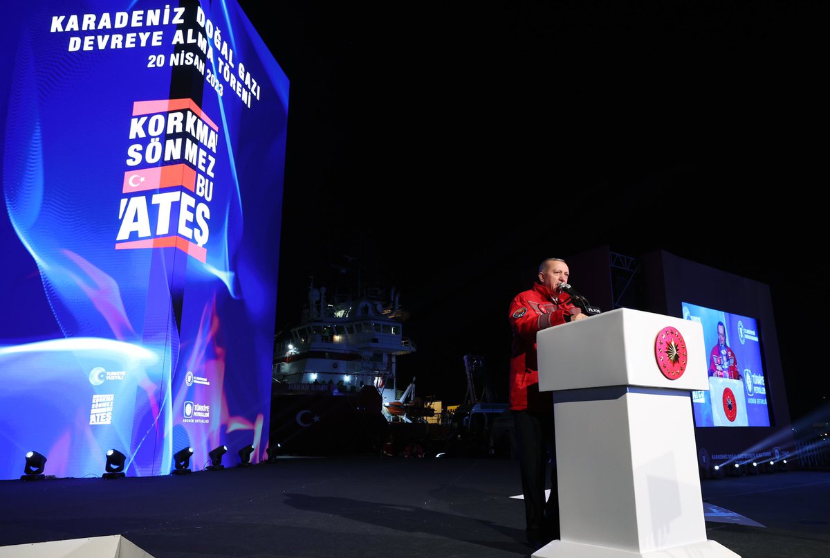 tcbestepe's tweet photo. Cumhurbaşkanı Erdoğan, Karadeniz Doğal Gazı Devreye Alma Töreni’ne katıldı https://t.co/gpovzoLyl9 https://t.co/prjxziSxtD